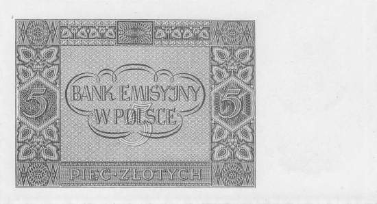 5 Zloty Polen p101 1941